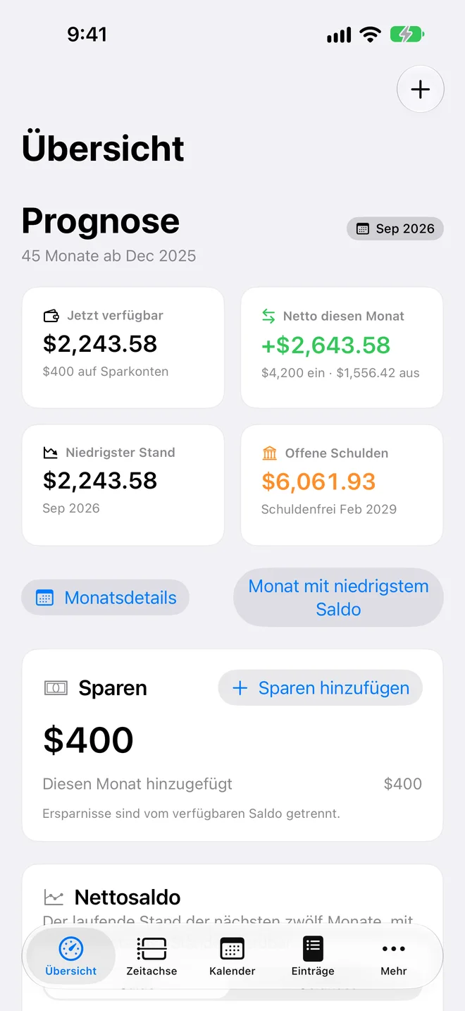 Clink Clink · iPhone · Beispielplan